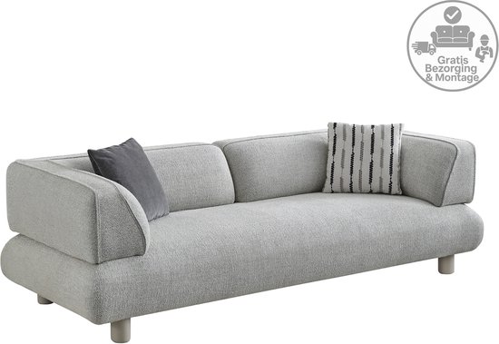 Lina® - Canapé Bonyy - Canapé 3 places moderne - Tissu lin