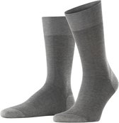 FALKE Fine Shadow chaussettes pour hommes - gris mélangé (steel melangeange) - Taille: 41-42
