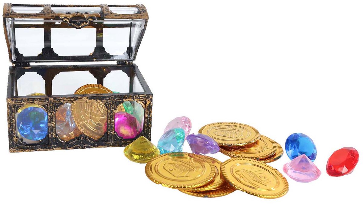 Destination Deep Schatkist met 12 Munten en 12 Diamanten