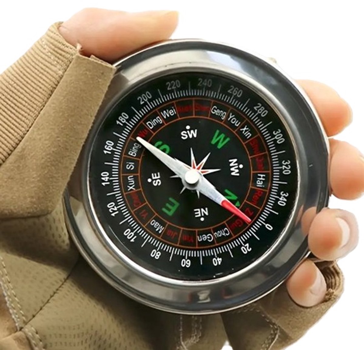 Compacte Mini Kompas Met Metalen Behuizing I Survival Kompas I Zakformaat I Diameter 7.3 CM