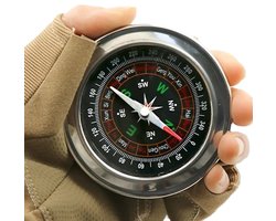 Compacte Mini Kompas Met Metalen Behuizing I Survival Kompas I Zakformaat I Diameter 7.3 CM