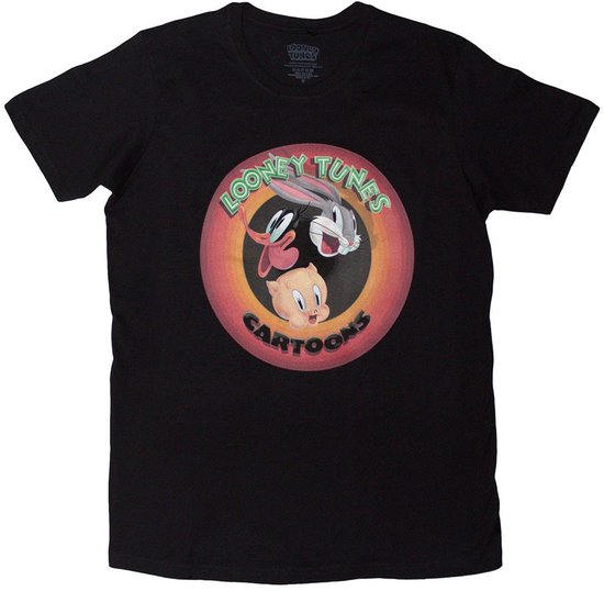 T-shirt homme Looney Tunes - Dessins animés - M - Zwart