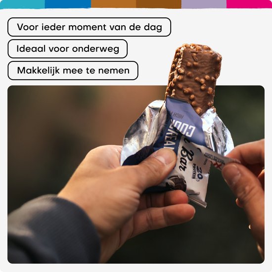 XXL Nutrition - Crunchy Protein Bar - 21 gram Eiwit - Eiwitreep, Proteine Repen, Fitness Snack - Diverse Smaken - 12 Pack - Celebration Cake van XXL Nutrition — afbeelding 5