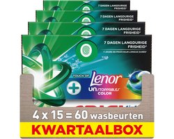 Ariel 4in1 Wasmiddel Pods Color Lenor Unstoppables - 4 x 15 stuks