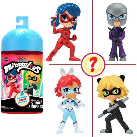Chibi Color Change Surprise Poppen 10 cm - Miraculous Ladybug - BANDAI ...