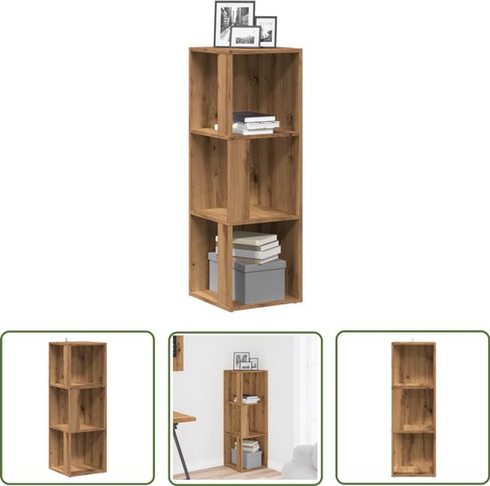 Vicco Meuble d'angle Béton 86cm , PT Chêne, R-Line | Béton | Meuble bas