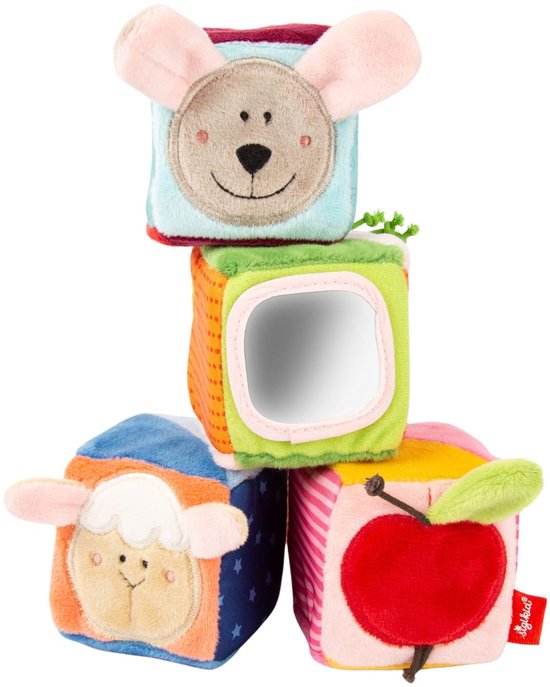 sigikid PlayQ set speeldobbelstenen om te stapelen