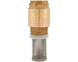 Itap Voetklep veerbelast messing 1 1/4" binnendraad 12 bar type 105 P1 messing inlage