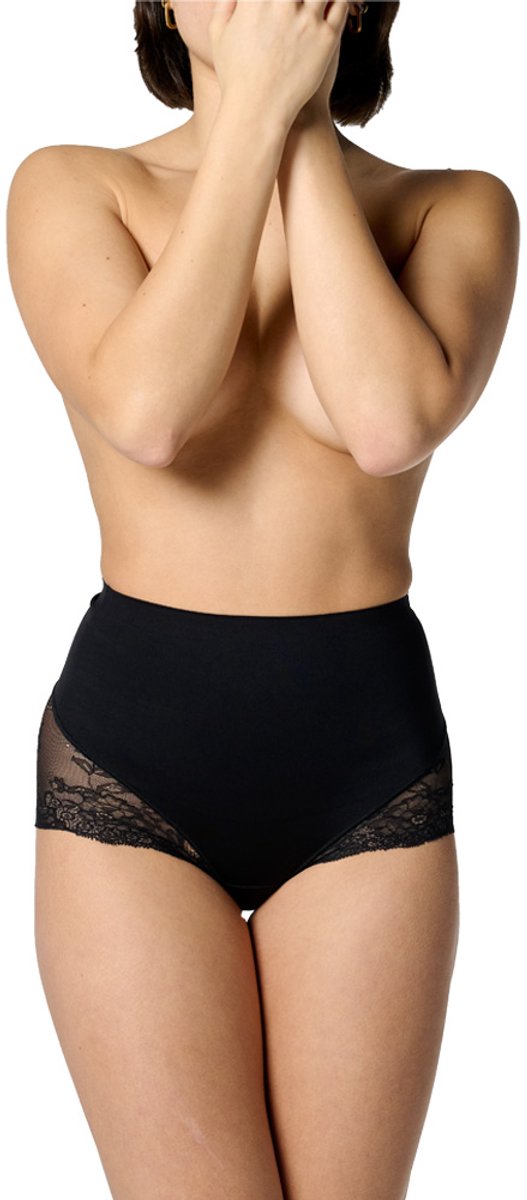 NOMI Shapewear corrigerende hipster lace - Sleek Hipster Lace - kleur Zwart