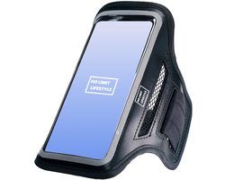 No Limit Lifestyle Hardloop Telefoonhouder - Sportarmband - Waterdicht - Hardlopen - Hardloopband - Reflecterend - Opbergvak voor Sleutels en Pasjes - Hardloop armband telefoon - Zwart