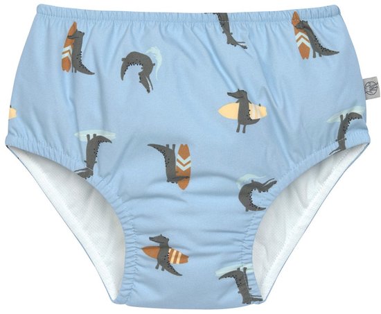 Couche de bain Lässig SPF Crocodile bleu ciel, 07-12 mois - taille 74/80