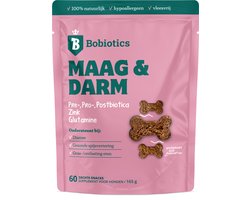 Bobiotics - Maag & Darm Probiotica voor Honden - Ondersteunt Immuniteit en Spijsvertering - Tegen Diarree, Braken & Winderigheid - Snel Resultaat in 4 Weken - FAVV goedgekeurd - 100% Natuurlijke Hondensnacks - Hondensupplementen
