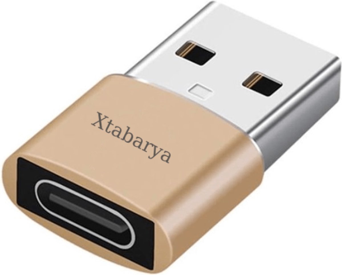 Usb Type C Adapter Usb 3.0 Type A Male Naar Usb 3.1 Type C Vrouwelijke Converter Usb C Opladen Data transfer Adapter Goud