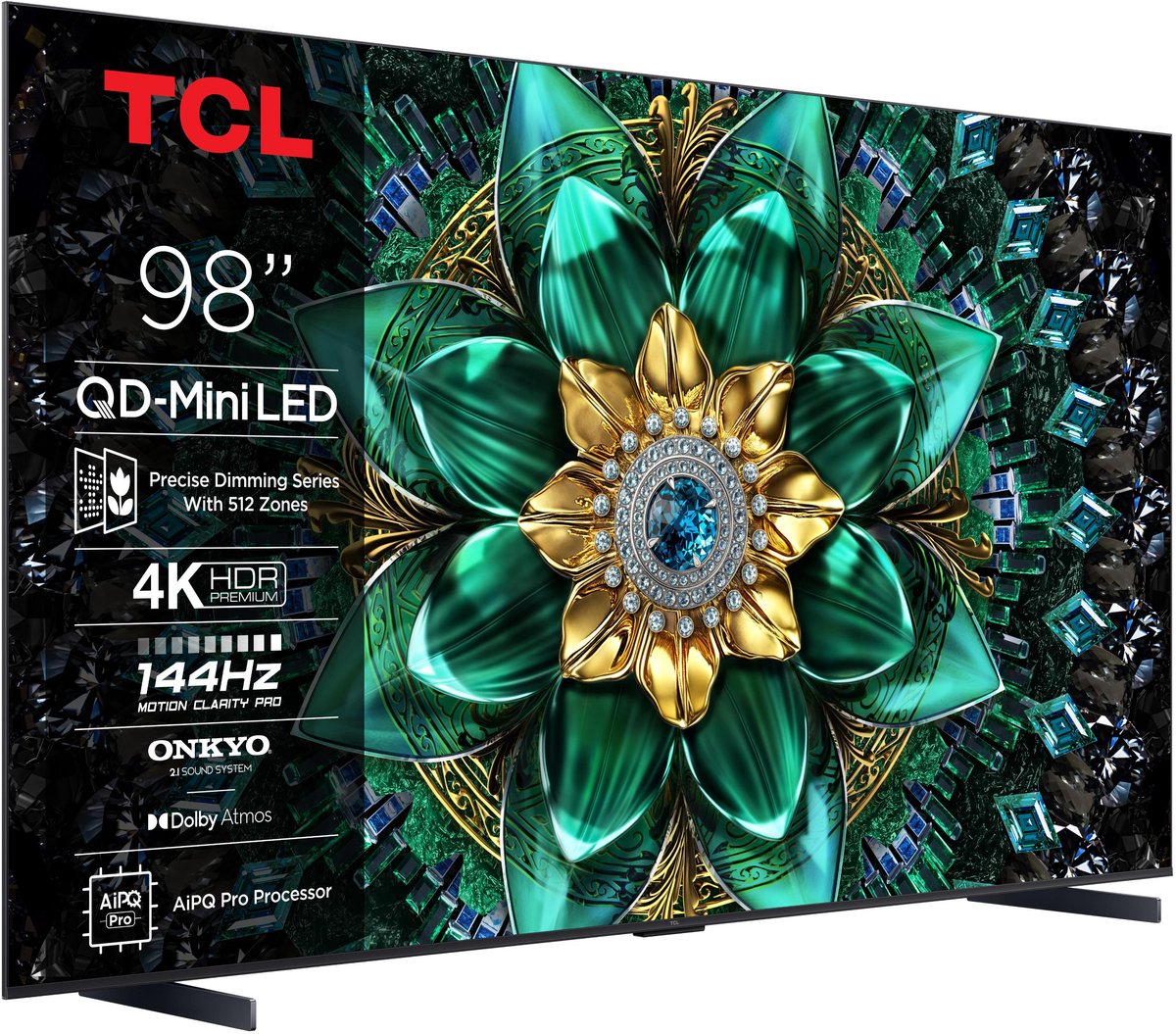 TCL 98Q6C 98 Inch 4K QD-MiniLED Televisie - afbeelding 3