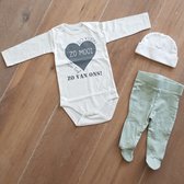 Set de Vêtements Bébé nouveau-né - Barboteuse Garçons et Filles - Cadeau de maternité - Cadeau de baby shower - 4-6 mois