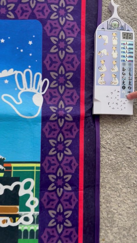Tapis éducatif Islamique Pour Enfants Tapis De Prière électronique Pour Enfant My Salah Mat – Apprentissage De La Salat, 15 Langues, Interactif – 3‑8 Ans Tapis De Prière Enfant