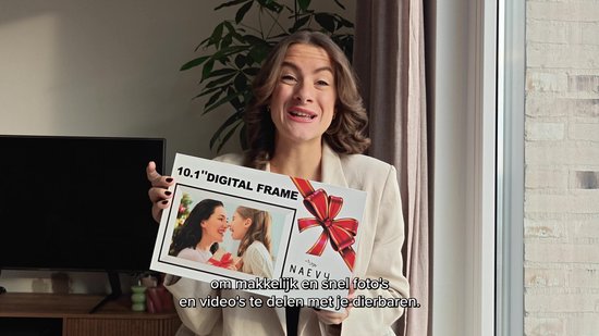 KODAK Digitale fotolijst, 25,4 cm (10 inch), HD, IPS-scherm, elektronische fotolijst met 8 GB geheugen, automatische rotatie, afstandsbediening, delen van foto's, hout