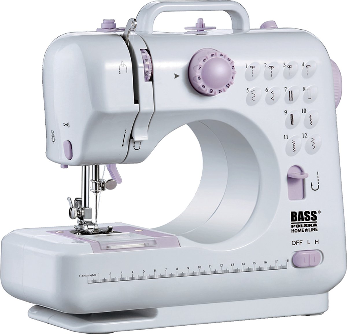 Mobiele naaimachine, 12 programma's