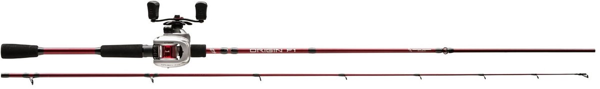 Baitcast - set - 13fishing - Origin F1 - 2.13m - 10-30gram - Hengel + Baitcaster - Gevlochten lijn bij geleverd