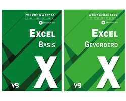 Werken met Excel Basis + Gevorderd/Expert - Microsoft 365 - Dubbel boek = goedkoper dan de twee losse boeken