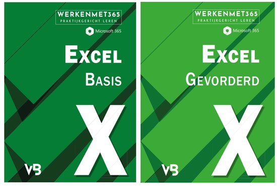 Werken met Excel Basis + Gevorderd/Expert - Microsoft 365 -  ... - cover