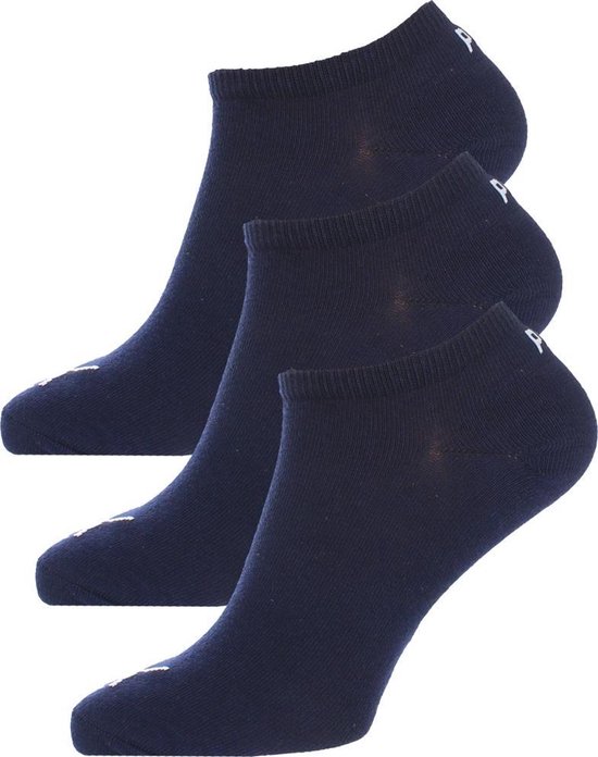 Chaussettes PUMA Invisible Sneaker - Lot de 3 - Bleu Marine - Taille 35-38