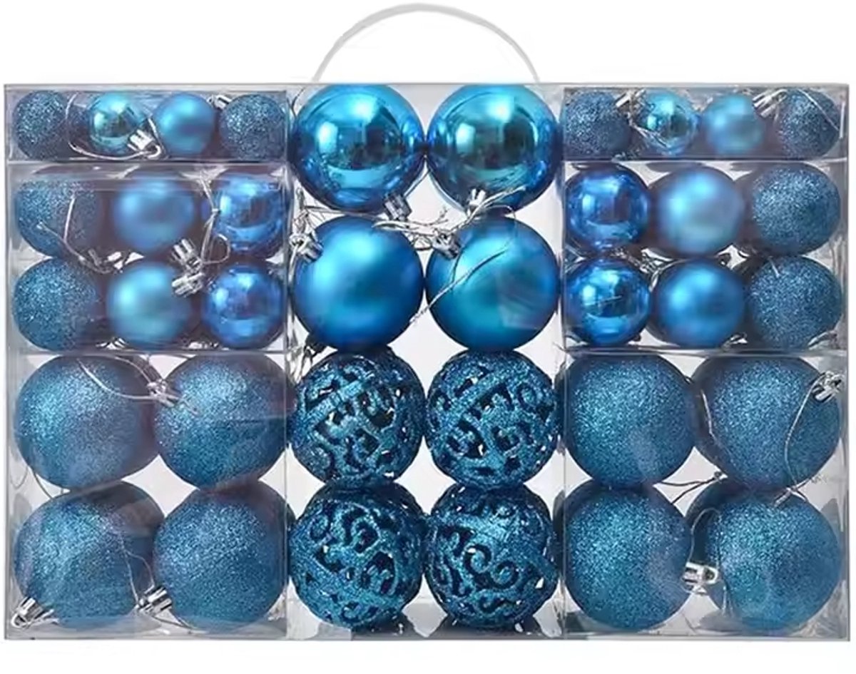 Kerstballen 100 stuks Blauw