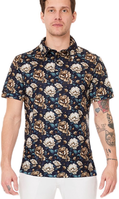 Func Factory mannen Polo light flower maat L van Func Factory — afbeelding 5