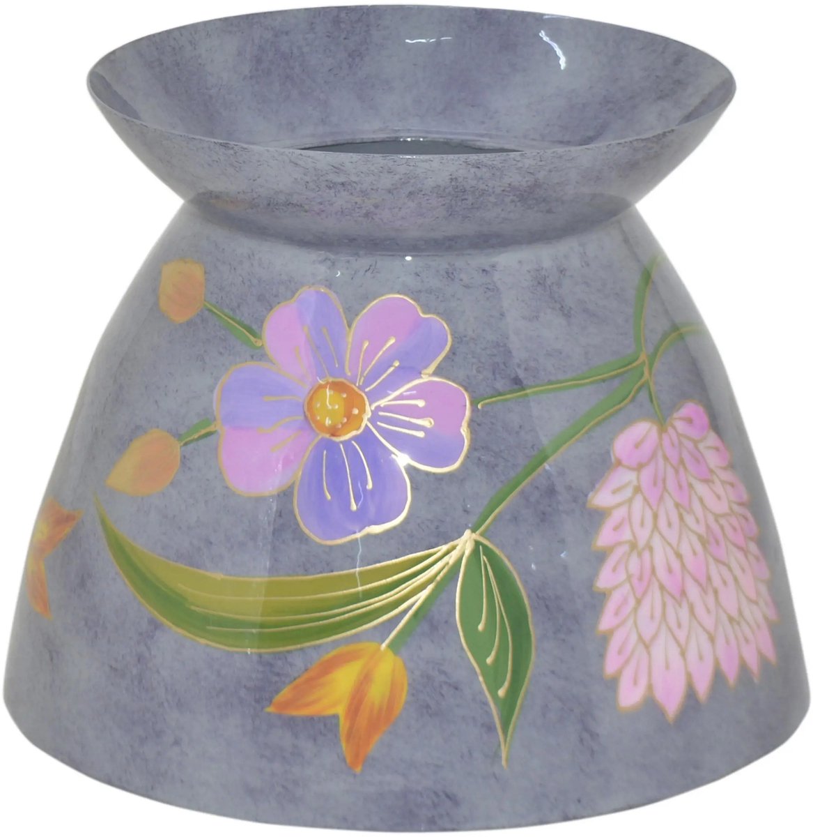 Colmore by Diga Vaas soft purple enamel IR 24x24x19 cm paars
