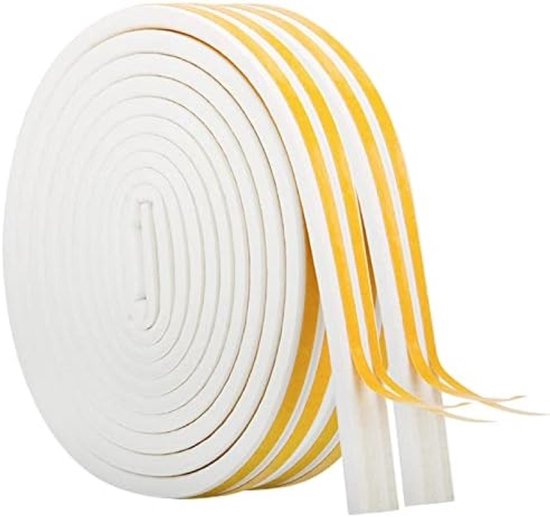 PolkaHome Zelfklevende Rubberen Schuimafdichtingsstrip voor Ramen en