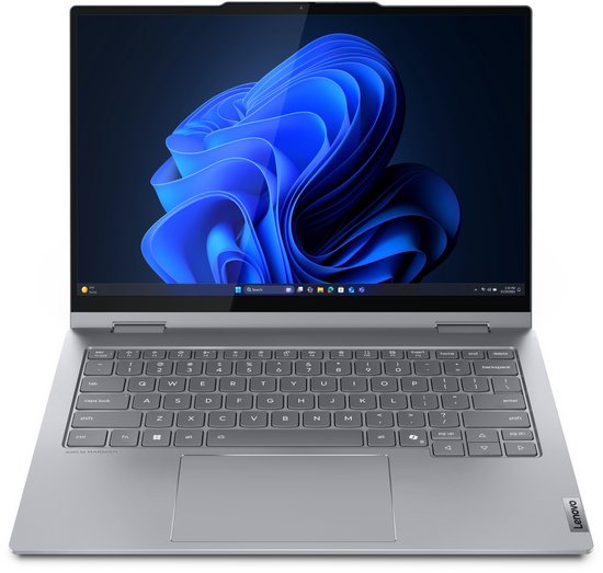 Lenovo ThinkBook 14 2-in-1 G5 IAU Intel Core Ultra 5 225U Hybride (2-in-1) 35,6 cm (14") Touchscreen WUXGA 16 GB DDR5-SDRAM 512 GB SSD Wi-Fi 6E (802.11ax) Windows 11 Pro US International Grijs