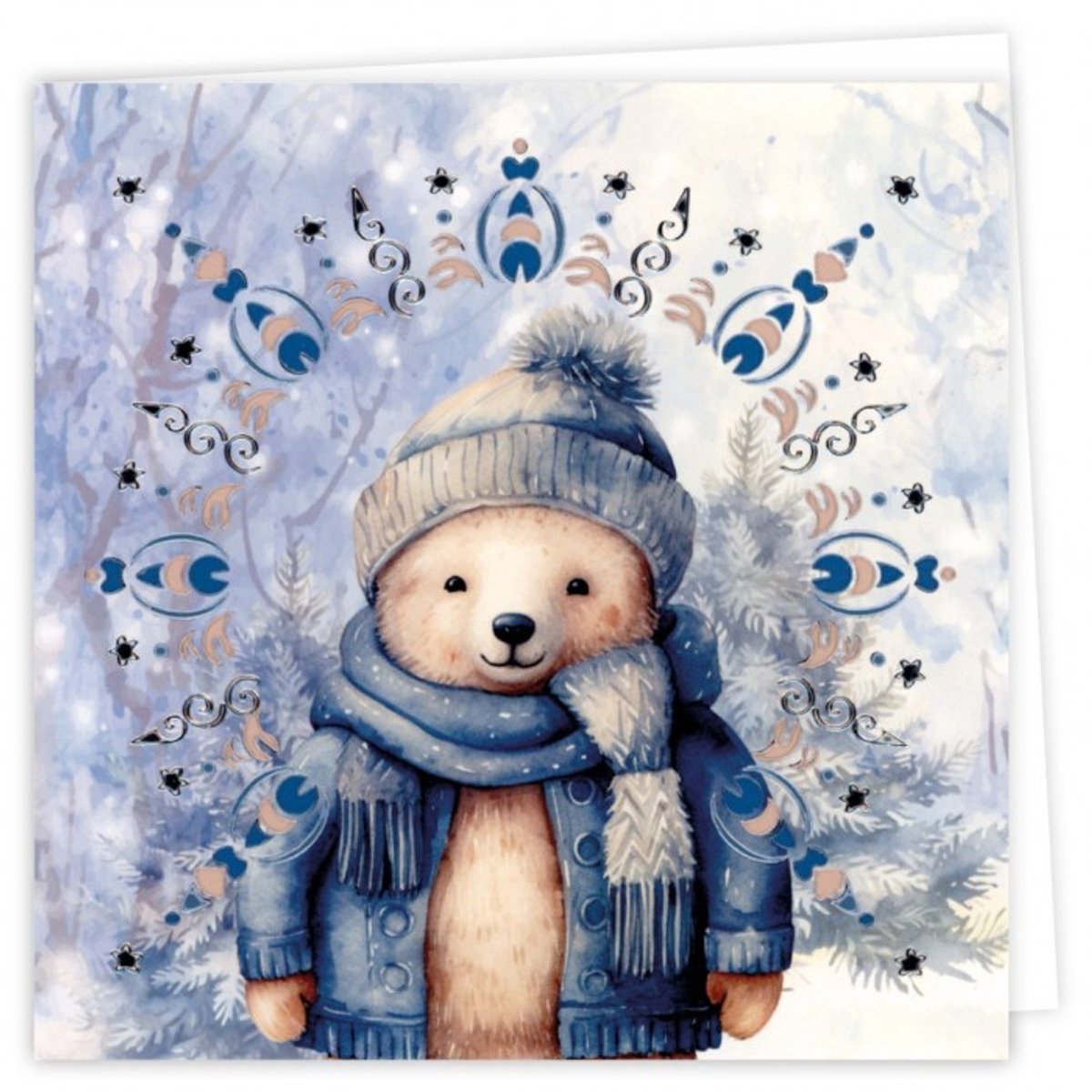 Hobbydots Cards Nr. 16 Navy Winter