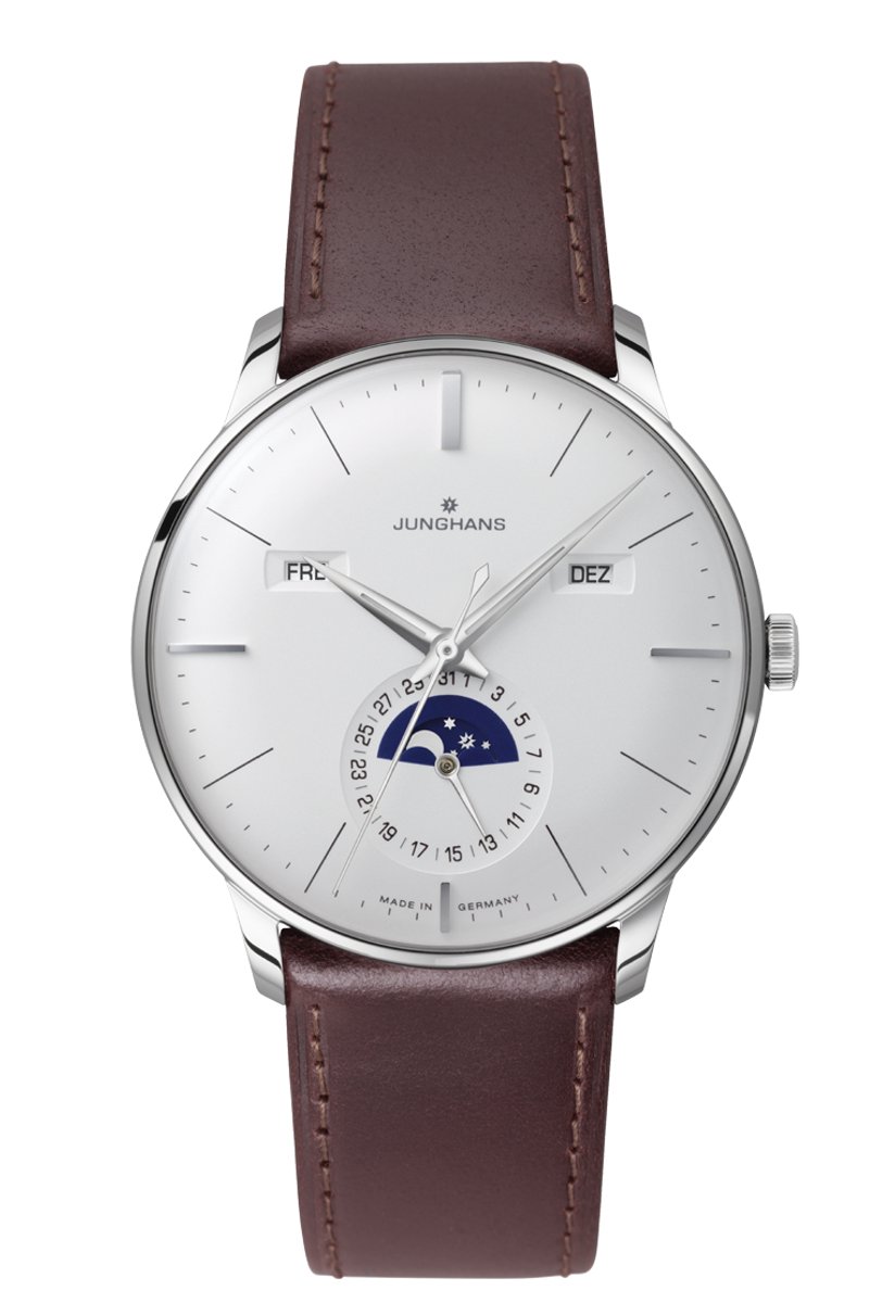 Junghans Meister Kalender 27-4200.02 - heren horloge - luxe horloge - maanstand horloge - Automatisch uurwerk