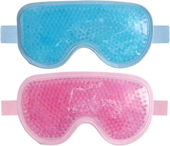 Masque Pour Les Yeux Chaud et Froid Rose