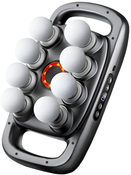 Massage Apparaat 8 Koppig - Infrarood Massage Gun - 30 Standen - Relax en Ontspanning Massage Apparaat - Sport Massage - Deep Tissue - Massageapparaten - Ontspannen - Professioneel Massageapparaat - Massage Pistool