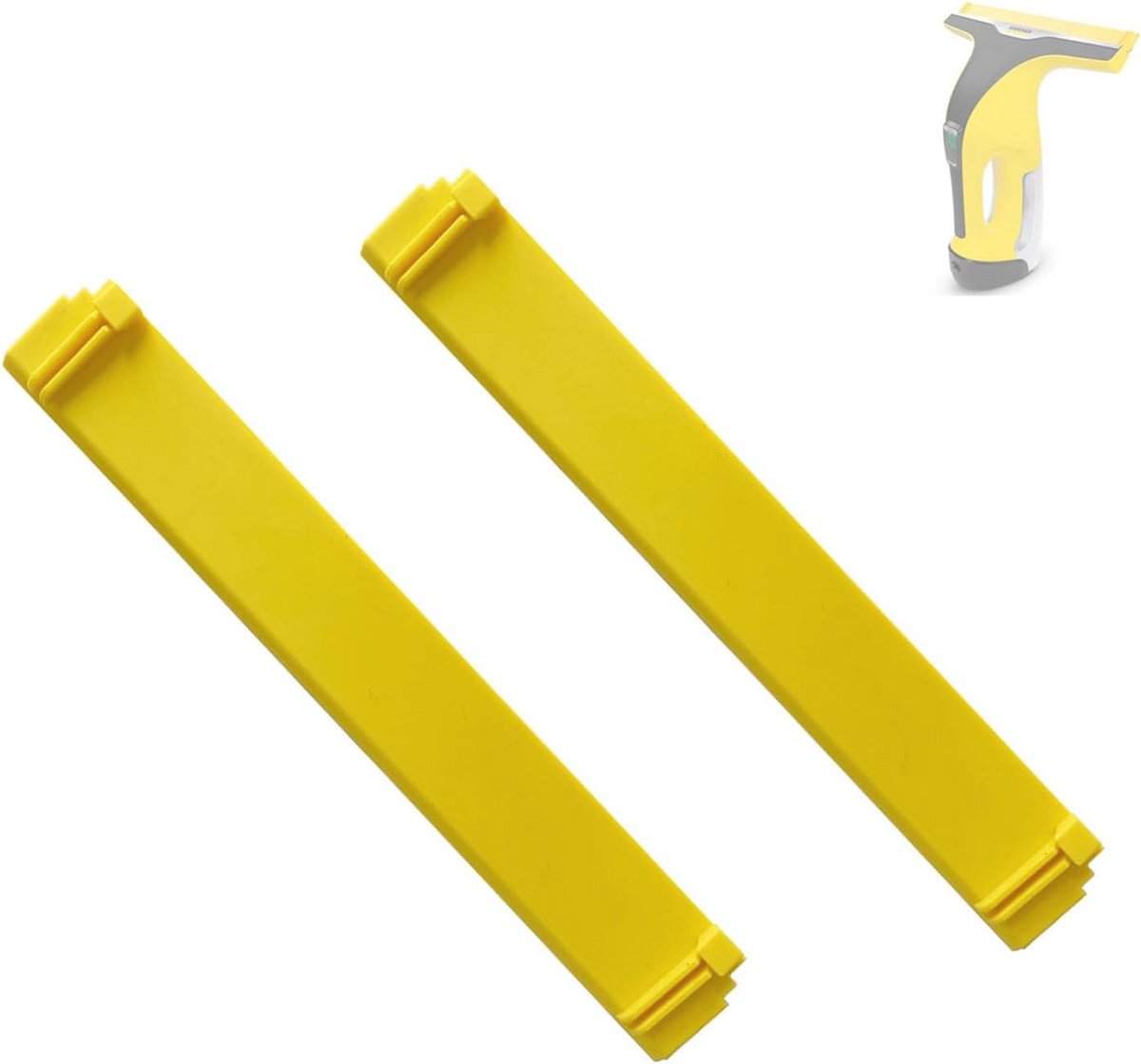 Set van 2 reserve siliconen lippen voor accu-raamzuiger - 280 mm