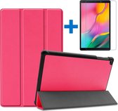 Shop4 - Samsung Galaxy Tab A 10.1 (2019) T510 Hoes + Screenprotector - Smart Book Case Hoesje Roze