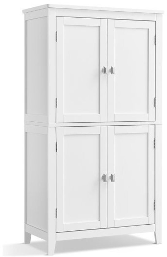 OPTIFIT Hoge kast Salo214 wit mat 120x60 cm kopen