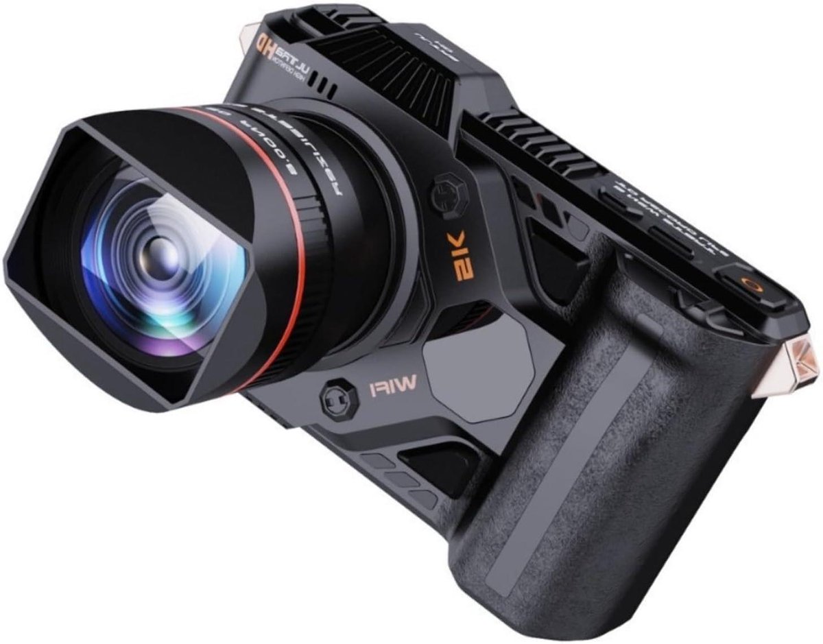 Digitale Camera met 50x Optische Zoom, Infrarood Nachtzicht, 5G WiFi, 64GB Kaart - Professionele Camera voor Fotografie en Vloggen op Reis (5K, 16:9)