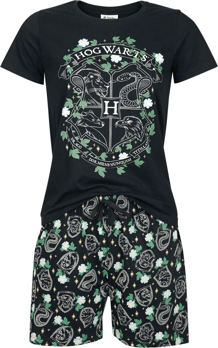Harry Potter Hogwarts Pyjama zwart Katoen