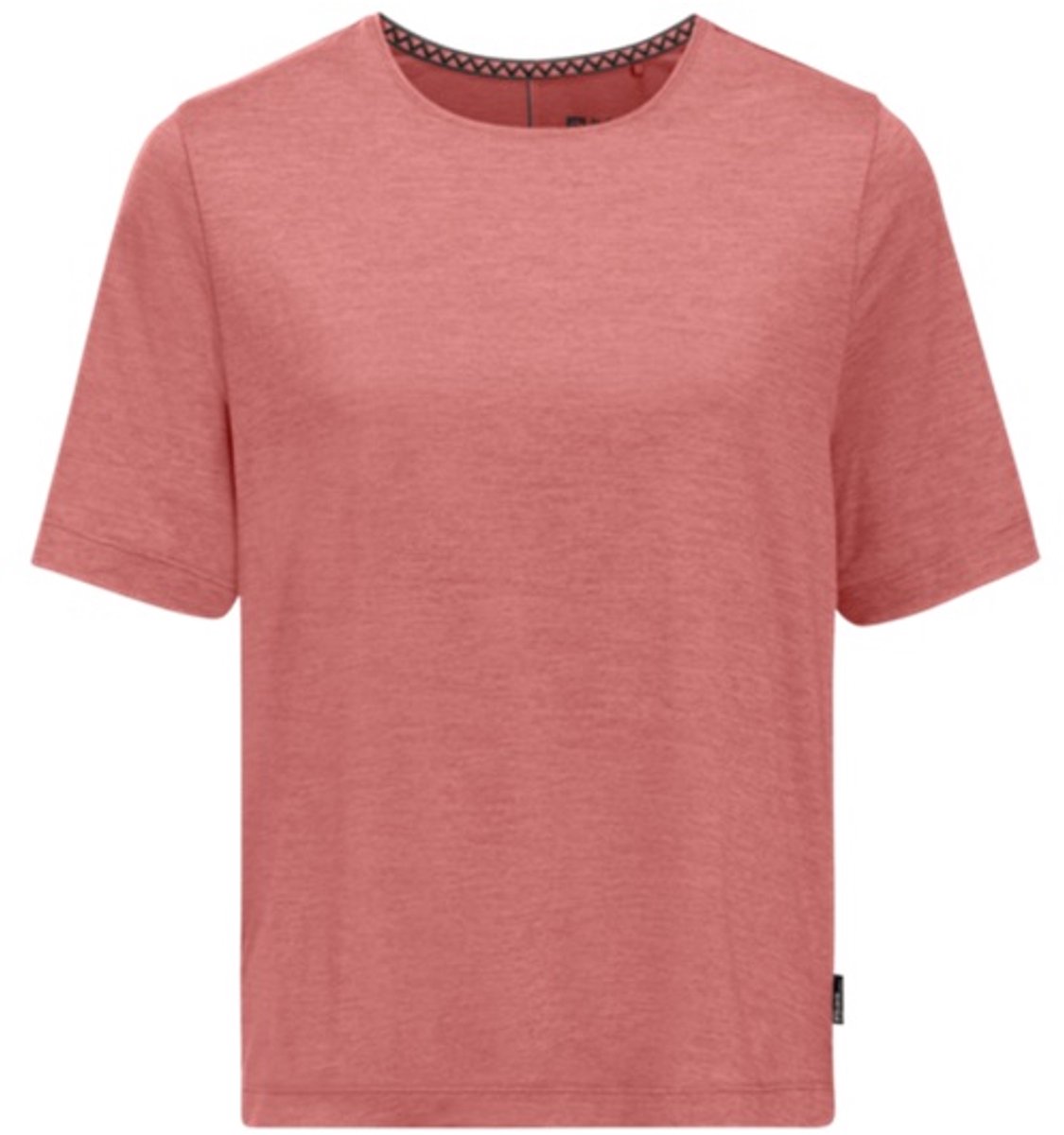 Jack Wolfskin Travel T Women Outdoorshirt Dames Mineral Heather Rood