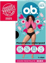 o.b. herbruikbaar menstruatie ondergoed - voor vrouwen - maat XS/S - 1 stuk
