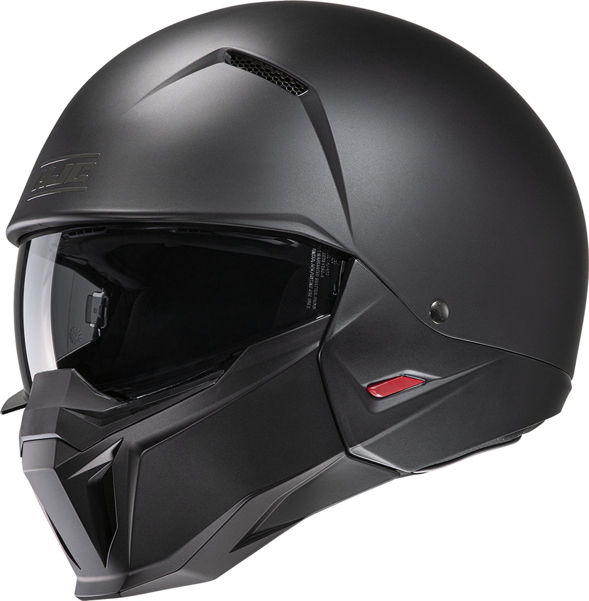HJC i20 Semi Flat Zwart Jethelm - Maat XXL - Helm