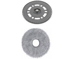 1 x Mop pad houder tray + 1 x mop dweildoek compatibel met Dreame / L20 / X30 / X40 / Ultra L10s ULTRA PRO HEAT - een stuk - Hoogwaardige vervanging