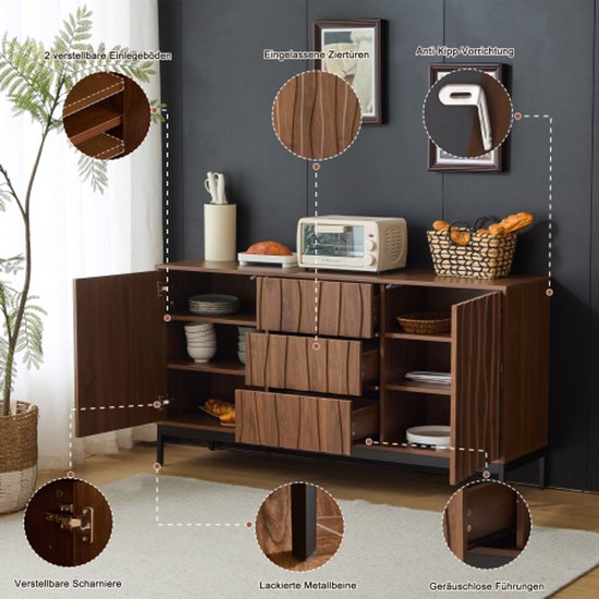 Eiken dressoir Golf 9 laden - De Steigeraar
