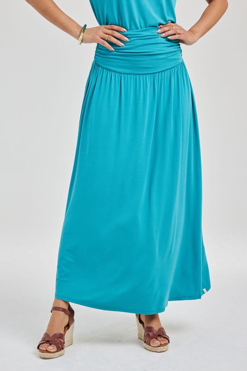 DIDI Dames Skirt Calista Dark turquoise maat 40