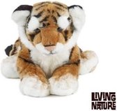 Pluche tijger welpje gestreept knuffel 35 cm - Safaridieren knuffeldieren - Speelgoed voor kinderen