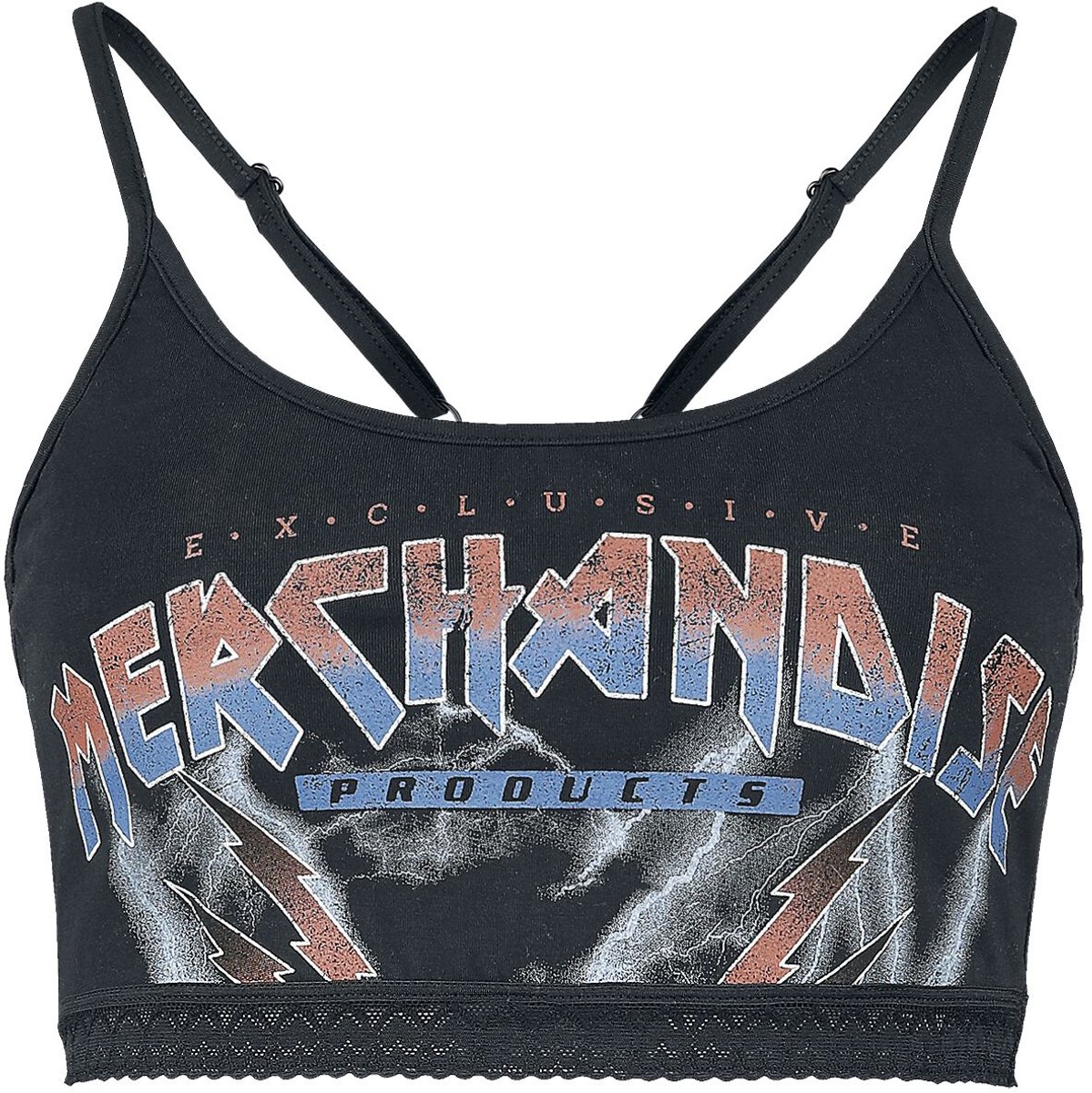 Goedkoopste EMP Stage Collection zwarte bustier met print Vrouwen - M