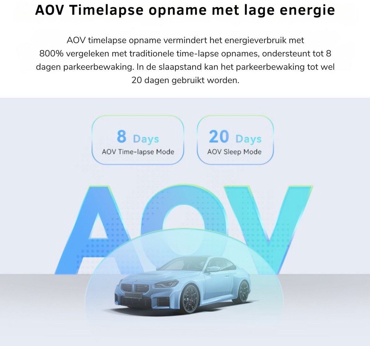 Dashcam voor Auto - 2K HD - 360° Draaibaar - Nachtvisie 2.0 - 5GHz Wi-Fi - ADAS Assistentie - DDPAI – foto 6