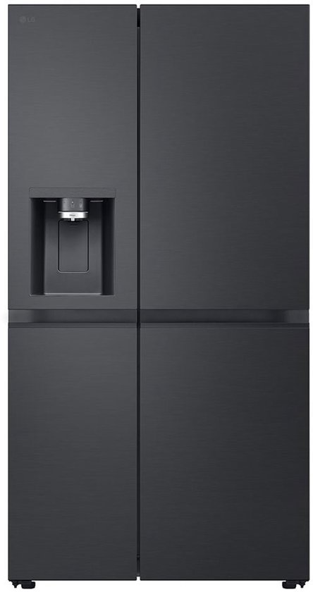LG GSLC41EPPE 641L - Amerikaanse koelkast - Zwart - ThinQ WIFI - Uvnano - FRESH Converter™